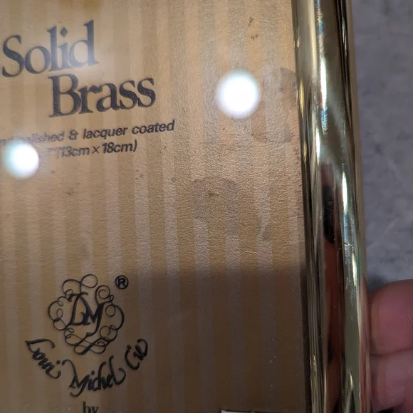 Solid brass 5 x 7 vintage frame - Picture 6 of 10